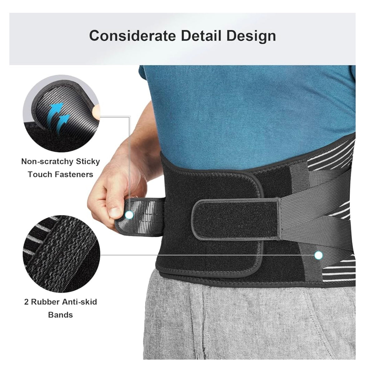 Lumbar support belt