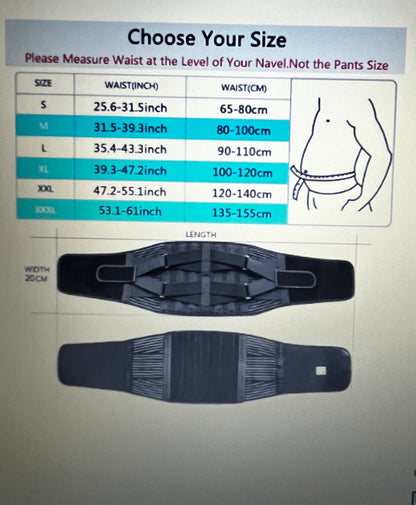 Lumbar support belt